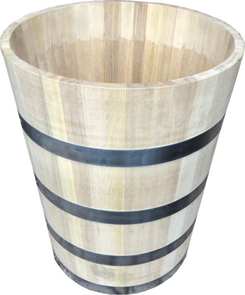 Holztrog aus Hartholz ( Eiche / Akazie) 280 Liter Wasserfass Gartenfass